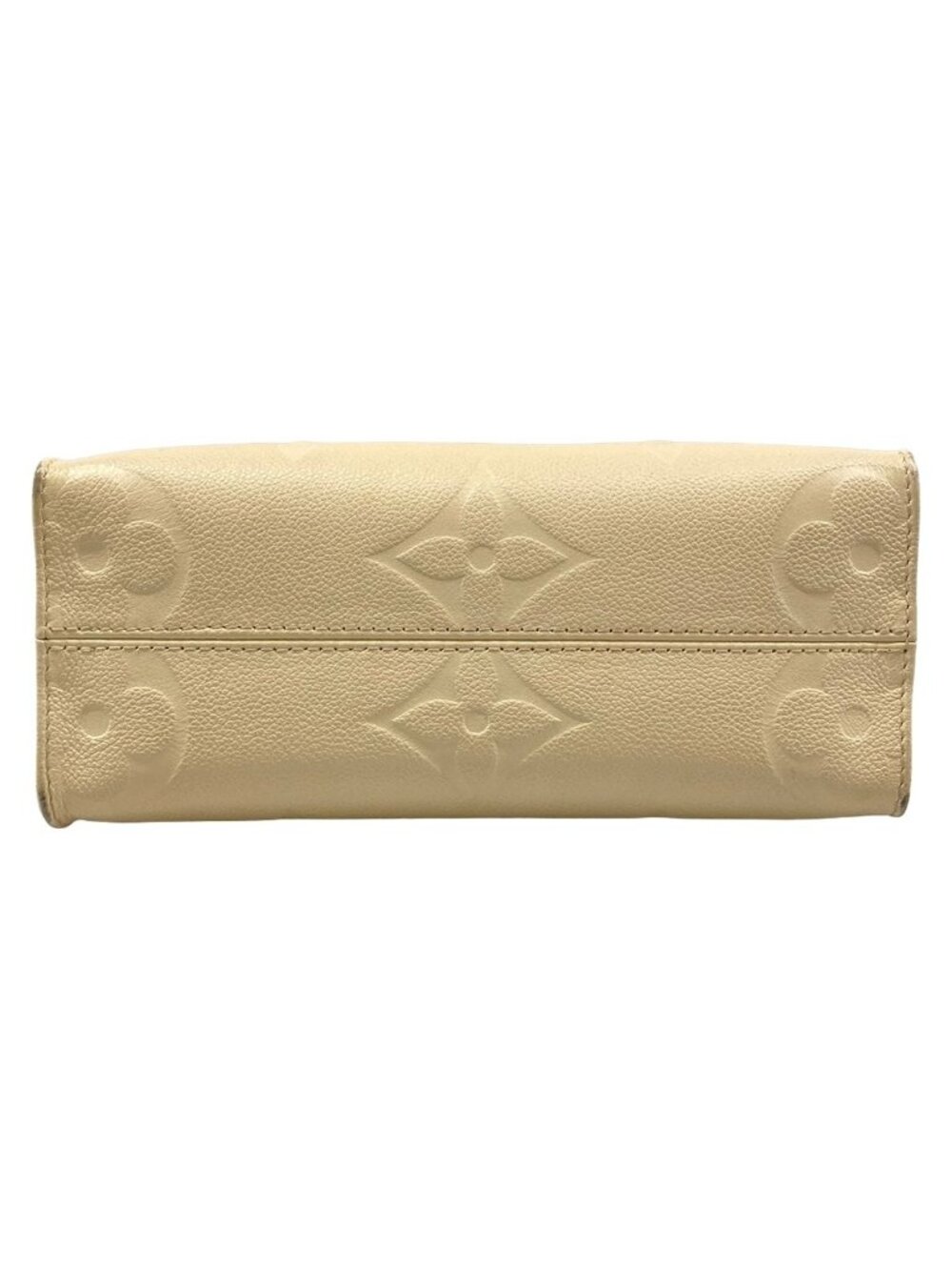 Louis Vuitton Tote Monogram Empreinte On The Go PM Cream Leather Cowhide - Picture 5 of 15